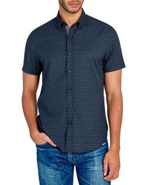 Con.struct Micro Dot Button-Down Shirt - Blue