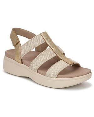 Vionic Sabrina Fisherman Platform Sandal - Natural