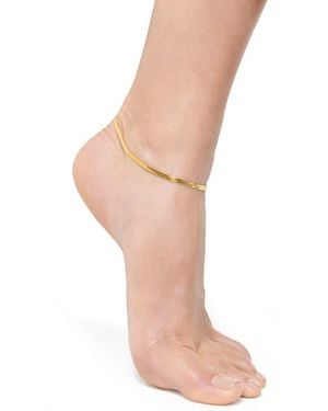 Adornia Chain Anklet - Pink
