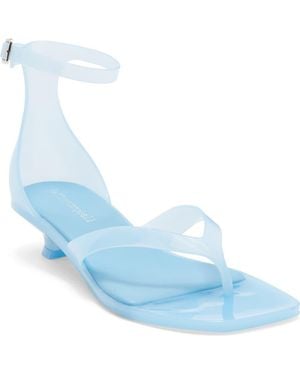 Jeffrey Campbell Sandz Kitten Heel Jelly Sandal - Blue