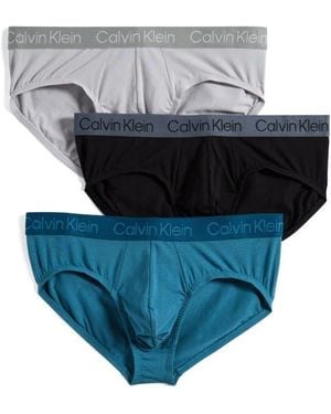 Calvin Klein Assorted 3-Pack Modal Briefs - Blue