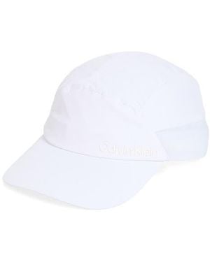 Calvin Klein Mesh Panel Performance Hat - White
