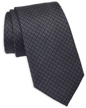 Tommy Hilfiger Morgan Geometric Tie - Blue