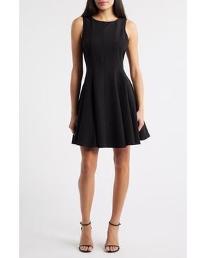 Cece Skater Minidress - Black