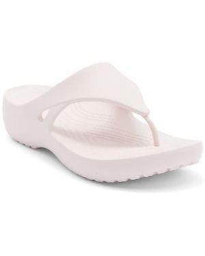 Crocs™ Kadee Wedge Flip Flop - White