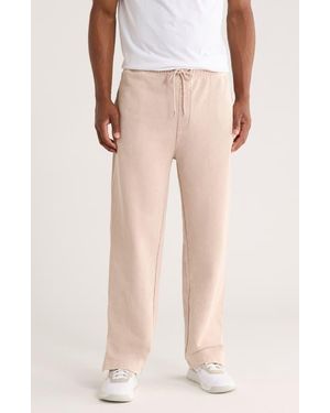 HUGO Logo Knit Sweatpants - Natural