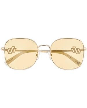 Le Specs 57Mm Metamorphosis Square Sunglasses - Natural