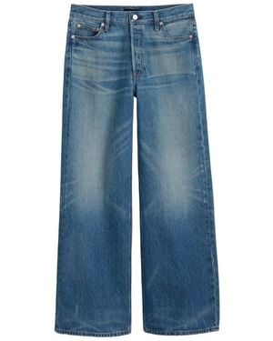 Alex Mill Alek Relaxed Wide Leg Jeans - Blue