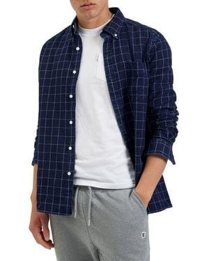 Ben Sherman Dalston Blues Slim Fit Check Button-Down Shirt