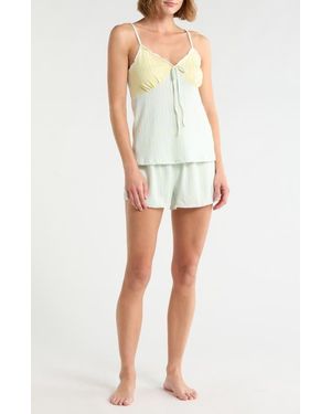 French Connection Striped Camisole Pajamas - Multicolor