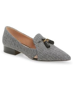 Cole Haan Vanya Tassel Flat - White