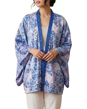 Saachi Garden Topper - Blue