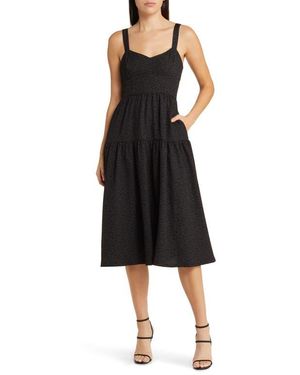 Chelsea28 Darling Flounce Sleeveless Dress - Black