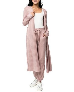 Gibsonlook Belted Duster - Pink