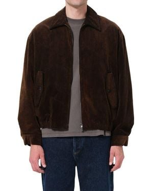 Agolde Torres Corduroy Bomber Jacket - Black
