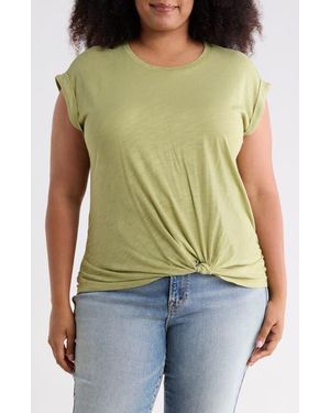 Sanctuary Knotted Muscle Tee - Green