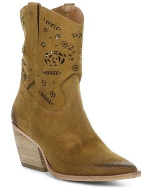 Fly London Walu Western Boot - Green