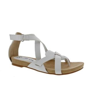 Bellini Nobu Strappy Flat Sandal - White