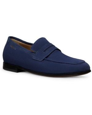Stuart Weitzman Club Penny Loafer - Blue
