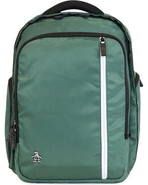 Original Penguin Zip Nylon Backpack - Green