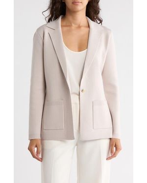 Tahari Sweater Jacket - Natural