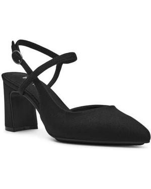 Anne Klein Bueles Ankle Strap Pump - Black