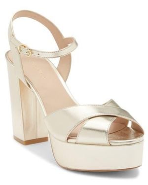 Stuart Weitzman Ivona Platform Sandal - Natural