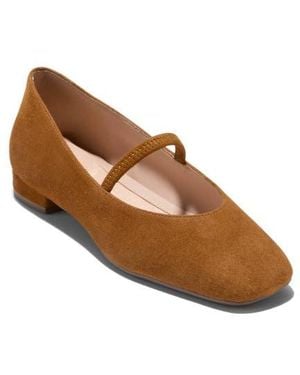 Cole Haan Go-To Valinda Mary Jane Flat - Brown