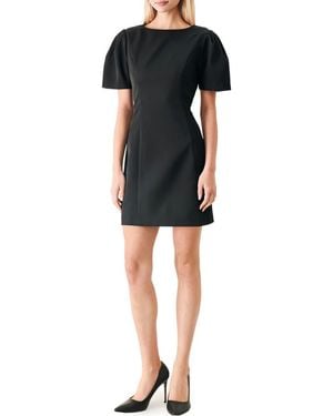FREEMARKET Puff Sleeve Minidress - Black