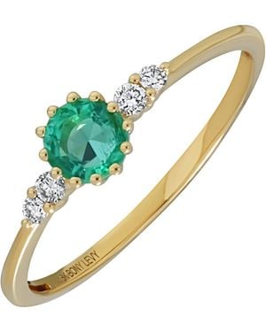 Bony Levy El Mar 18K Diamond & Emerald Ring (Nordstrom Exclusive) - Blue