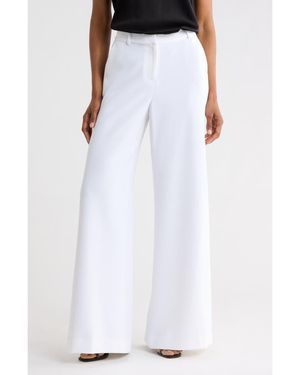 L'Agence Gavin Wide Leg Pants - White