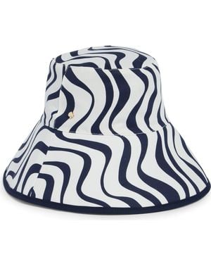 Kate Spade Cabana Wave Bucket Hat - Blue