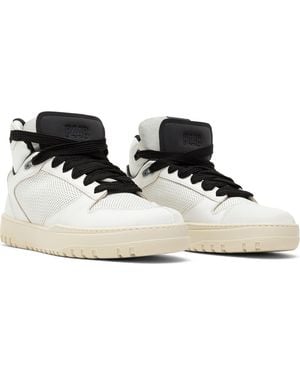 P448 Marvin Mid Top Sneaker - Black