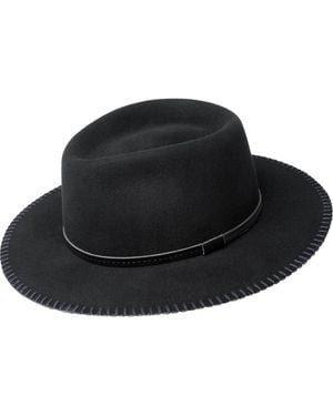 Bailey Ganon Felted Wool Fedora - Black