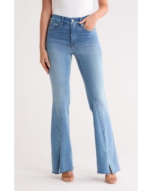 GOOD AMERICAN Good Legs Flare Jeans - Blue