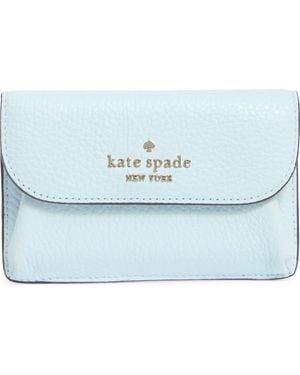 Kate Spade Small Flap Card Wallet - Blue