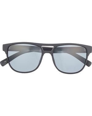 Hurley 55Mm Rounded Aviator Sunglasses - Blue