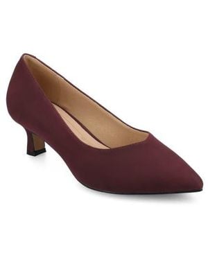 Journee Collection Pammie Pump - Brown