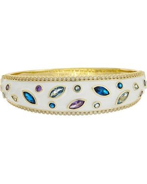 Juvell Enamel Topaz Bangle - Blue
