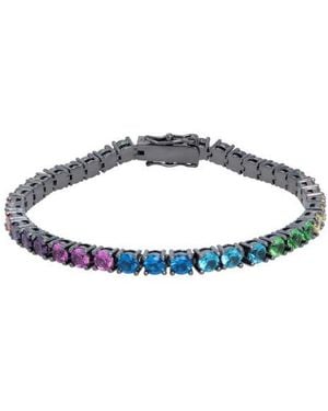 Kurt Geiger Crystal Tennis Bracelet - Blue
