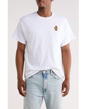 Riot Society Riot Bear Cotton Graphic T-Shirt - White