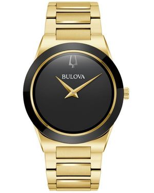 Bulova Modern Two Hand Quartz Bracelet Watch, 41Mm - Gray
