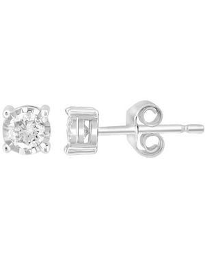 Effy Diamond Stud Earrings - White