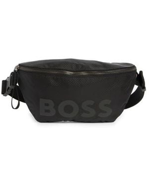 BOSS Pixel Recycled Belt Bag - Black