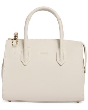 Furla Gardenia Satchel Bag - Natural
