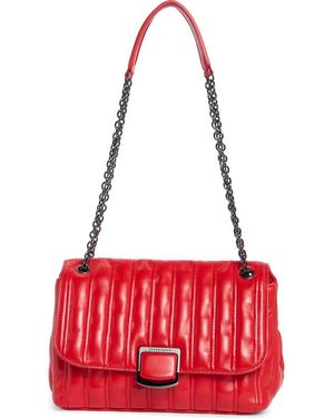 Longchamp Large Brio Convertible Shoulder Bag - Red