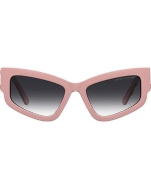 Marc Jacobs 55Mm Gradient Cat Eye Sunglasses - Brown