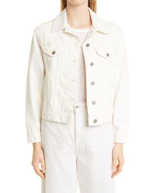 Rails The Mulholland Denim Trucker Jacket - White
