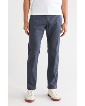 14th & Union The Wallin Stretch Twill Trim Fit Chino Pants - Blue