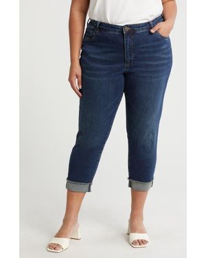 Kut From The Kloth Amy Crop Straight Leg Jeans - Blue